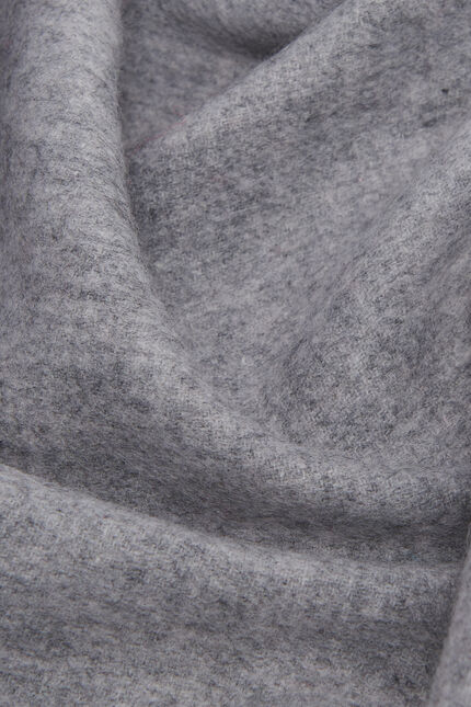 Echarpe marie 100% laine gris clair femme
