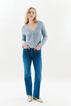 Mleonard cardigan sky blue woman