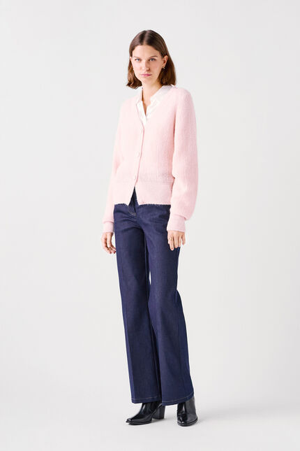 Mlamar Made in Italy gilet pastelroze vrouw