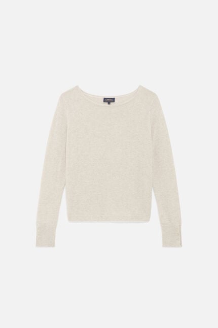 Lurex trui Zoan zand vrouw