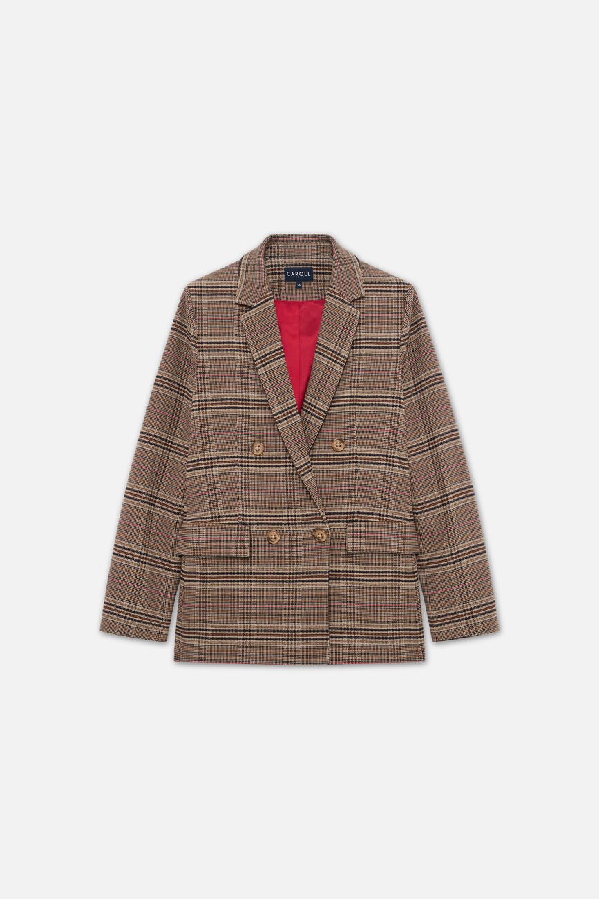Veneziana jacket camel woman