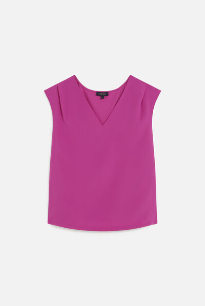 T-shirt tkaren violet clair femme