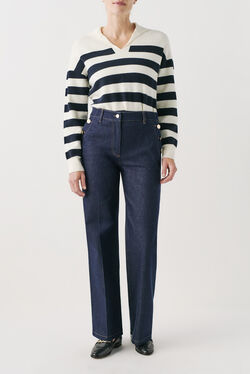Pantalon pdelhobo denim double stone femme