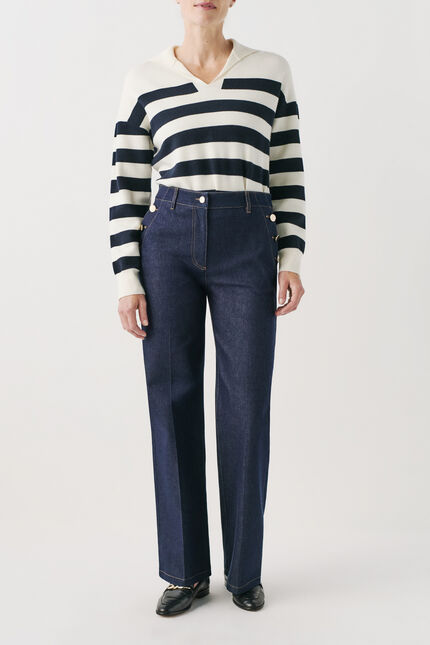 Pantalon pdelhobo denim double stone femme