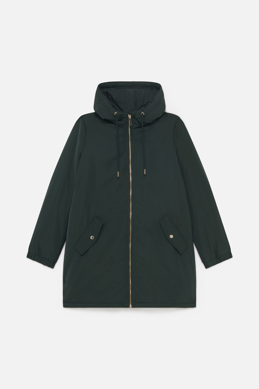 parka grenouille vert foncé mulher
