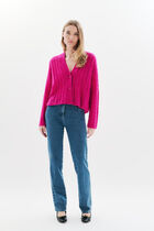 Melbourne cardigan fuchsia pink woman
