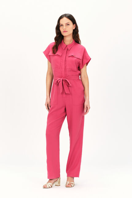Combinaison carmen rouge fonce femme