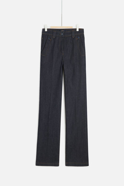 pantalon tommy denim double stone femme
