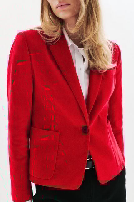 Veste Vauroc rouge femme