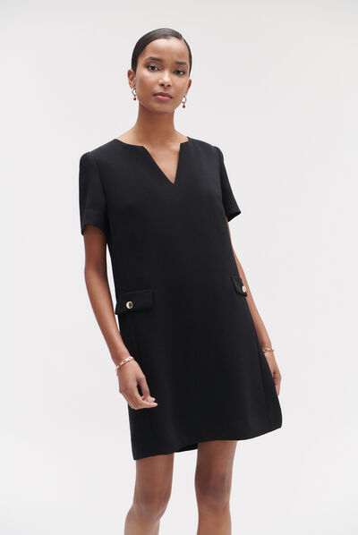 Petite robe noire eleonore noir femme
