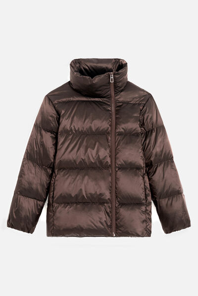 Doudoune gedeon marron fonce femme