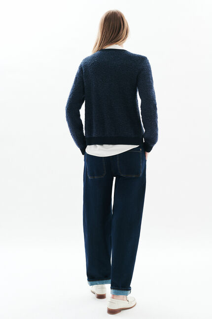 Veste will bleu marine femme
