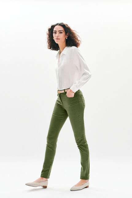 Pantalon Tomc vert kaki femme