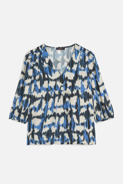 Blouse cfrido denim baby bleu femme