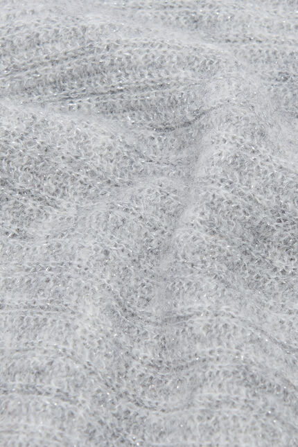 Écharpe Molly gris clair femme