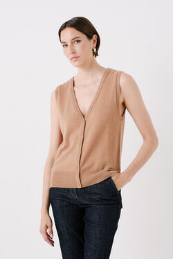milou cardigan camel woman