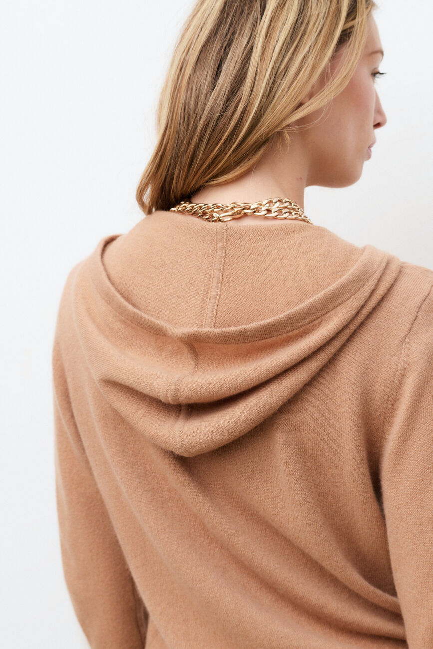 Vest Basila camel vrouw