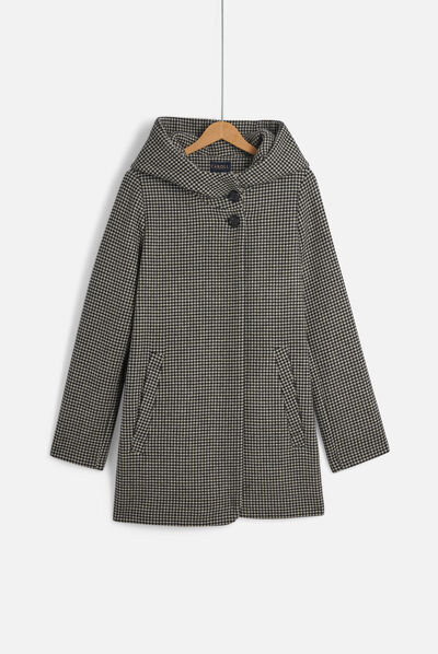 manteau verise noir femme