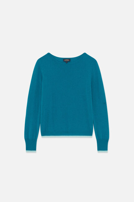 trui mzoa blauw turquoise vrouw