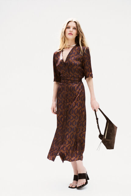 Robe Relisa camel femme