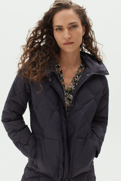 doudoune alfred bleu marine femme