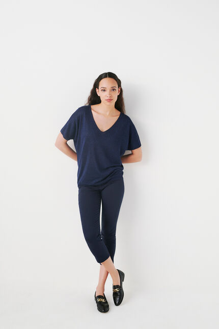 Trui Milane marineblauw vrouw