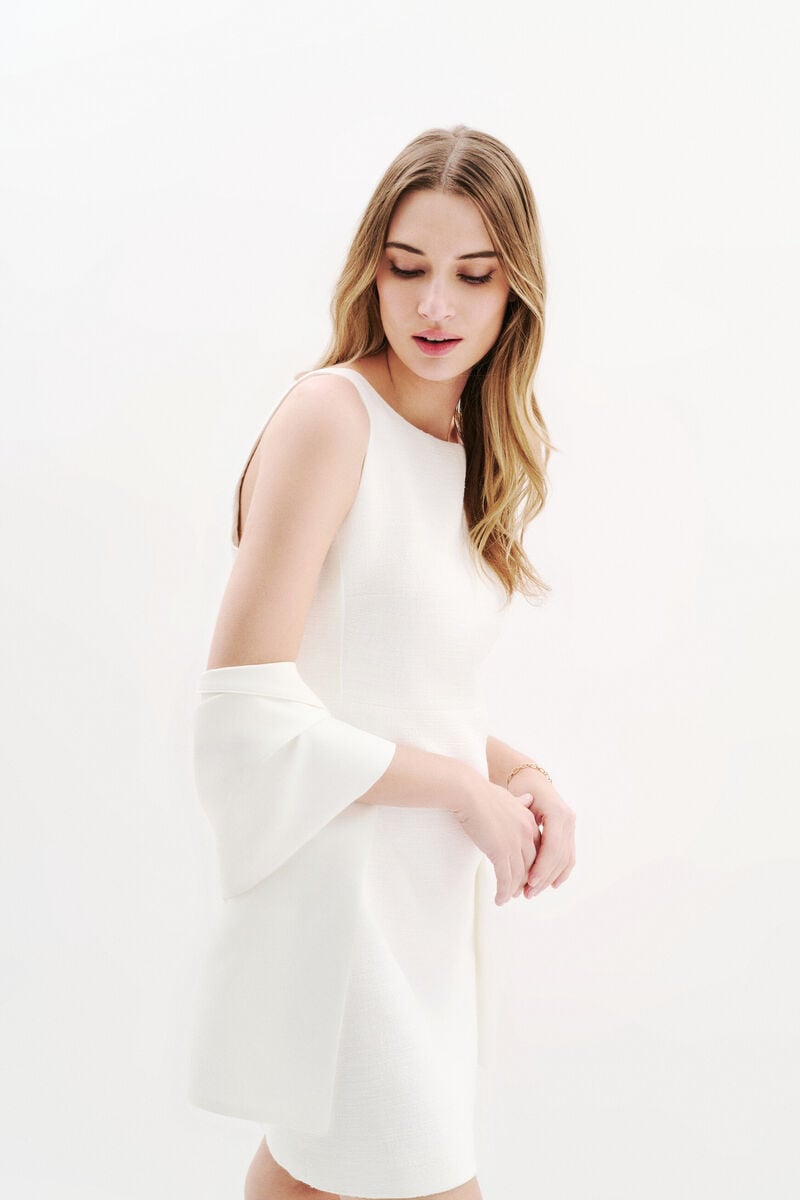 poncho arielle ecru femme Poncho Arielle ecru femme