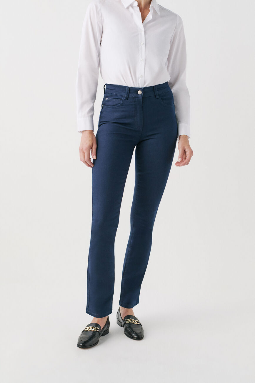 Pantalón chicago azul marino mujer