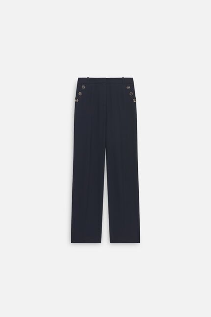 Pantalón Pgaston azul marino mujer