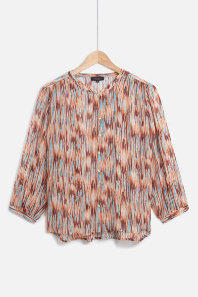chemisier monica orange femme