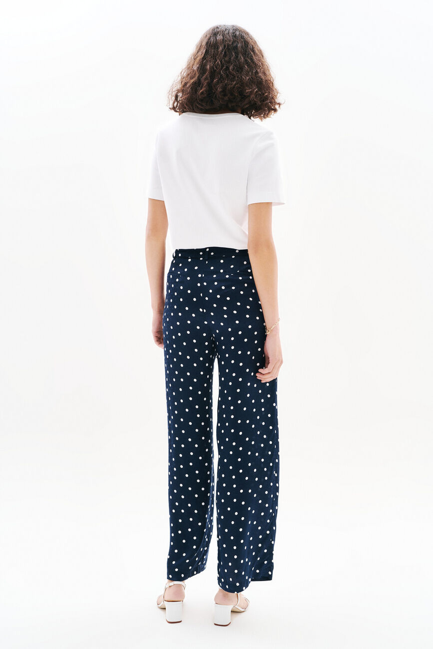 Pantalon Pimpa bleu marine femme