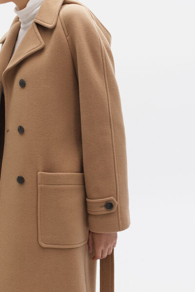 manteau quentin camel femme