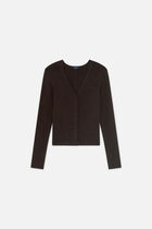 Mvalencia cardigan dark brown woman