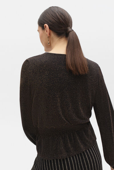 T-shirt Isabella oro donna