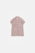 carma shirt dark red woman