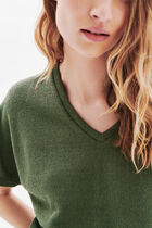 Tmiguel t-shirt khaki green woman