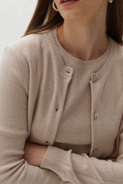 gilet paul beige femme