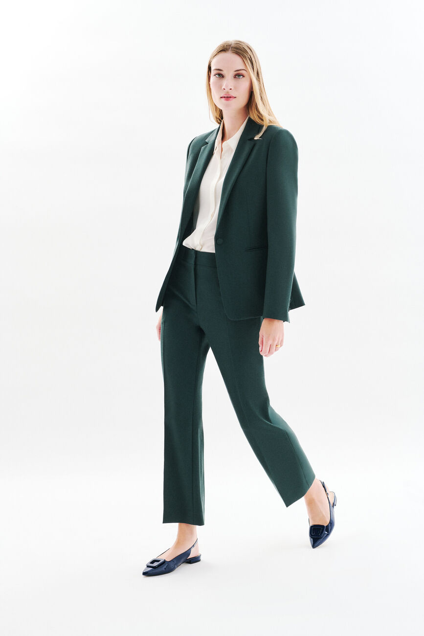 Jacke Vanteane vert foncé damen