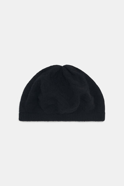 Beret berra noir femme