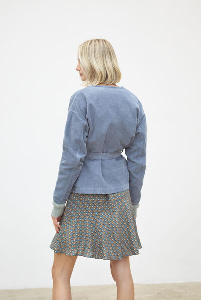 veste lola bleu violet femme