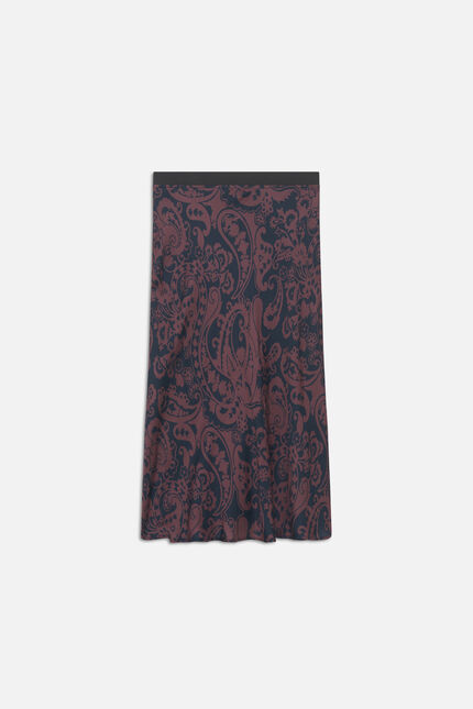 Jupe jalentin bleu marine femme