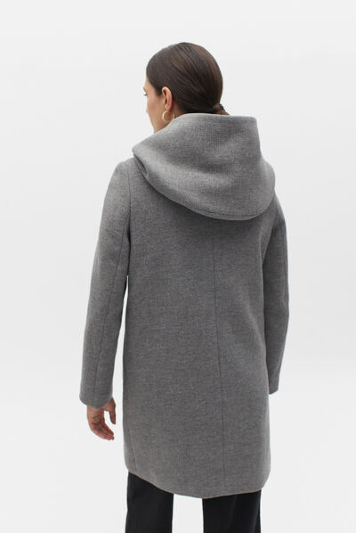 manteau acarena gris femme
