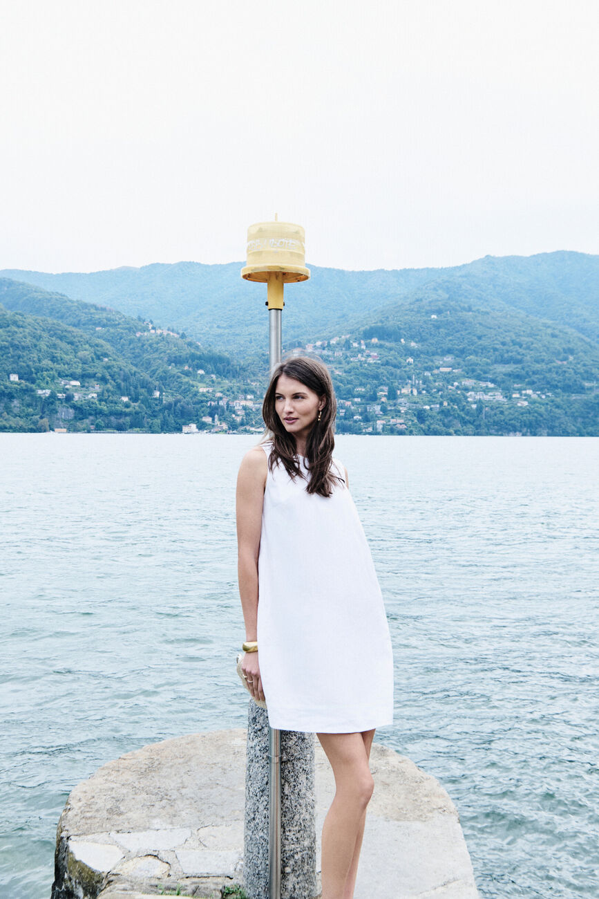 Robe Ralysee 100% lin ecru femme