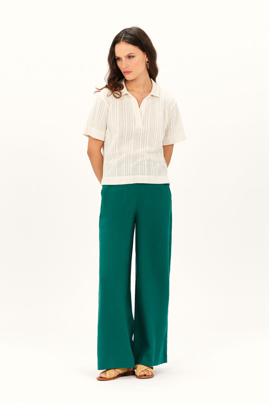 T-shirt tcraft creme femme