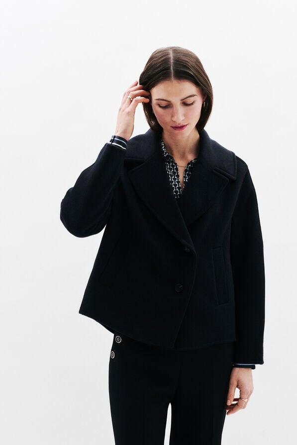 manteau gaiac bleu marine femme Manteau gaiac bleu marine femme