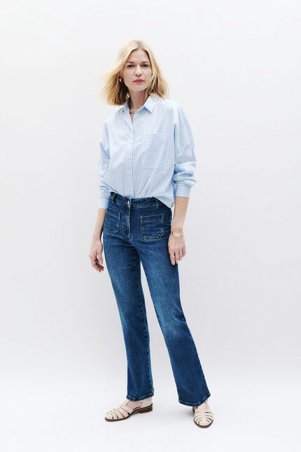 Bluse Claudine himmelblau damen