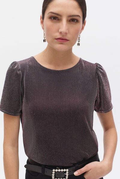 t-shirt alexi couleur or femme