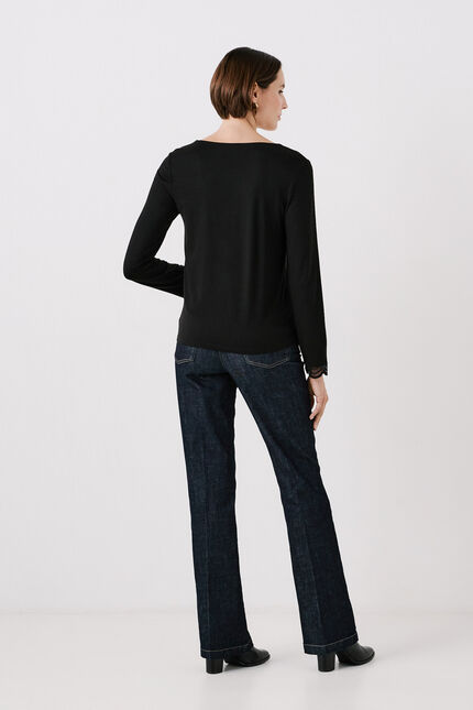 T-shirt thermo-douceur teve noir femme