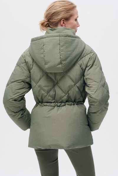 Doudoune gloria vert clair femme