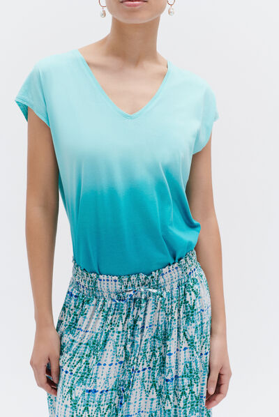 tshirt danae vert emeraude femme